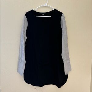 Kensie Faux Vest And Shirt Top